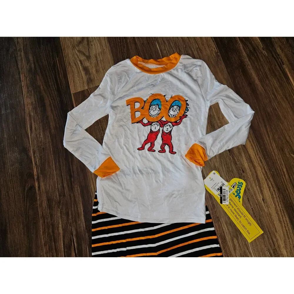 Dr. Seuss Thing 1 & Thing 2 Snug Fit 2pc Pajama Sets Size 5T